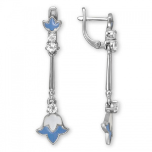 Серьги коллекция "A la Russe" Гжель 229894-1