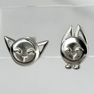 Серьги - пусеты Котенок Cat 245252-0