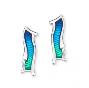 Серьги Морская Волна 222821-2