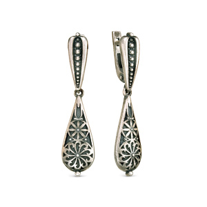 Серьги с орнаментом A-la-Rus 245480-7