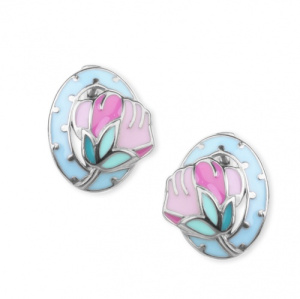 Серьги Цветочные 225331-3