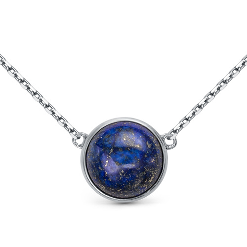 Колье с кабошоном из натурального Лазурита 528377-0-1