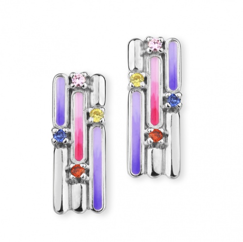 Серьги Мозаика 222951-2