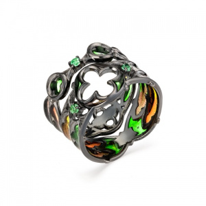 Набор колец коллекция Готика с витражами 140142-4-1