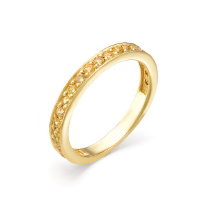 Кольцо - дорожка из золота с цветными сапфирами 117122-3-1 №13 1