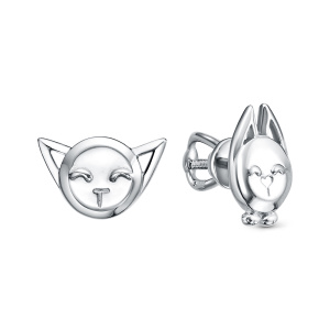 Серьги - пусеты Котенок Cat 245252-0