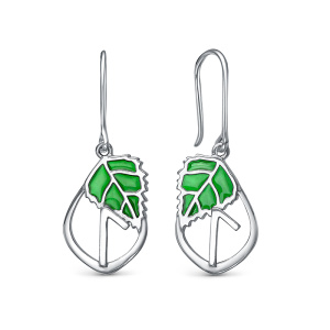 Серьги 227020Т-6-1 руна "Леля"