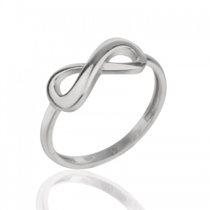Серебряное кольцо с символом Бесконечность 127460-0 