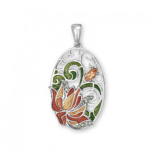 Подвеска Цветочный ажур 320101-7