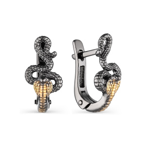 Серьги Змеи 243344-4-3