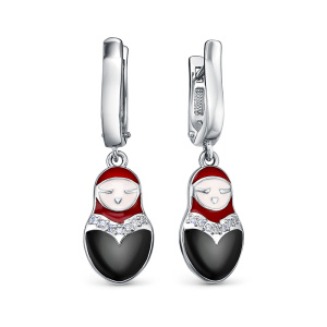 Серьги Стильные матрешки A-la-Rus 245382-0-1