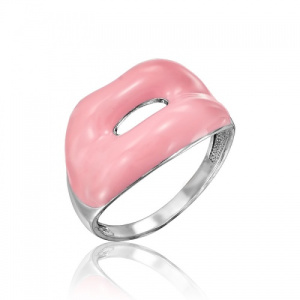 Кольцо Поцелуй Губы 129931-1-0