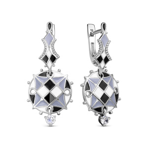 Серьги с подвесами Орнамент A-la-Rus 245441-0-1