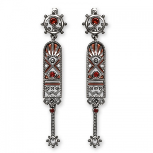 Серьги прялки коллекция Маруся 229612-3