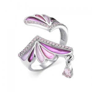 Кольцо Крылья бабочки Нежность ЭМ002Т-2-1-0